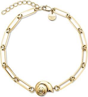 Rosefield Designer Gold Plated Bracelet with Essentials Shell JBSSG-J826