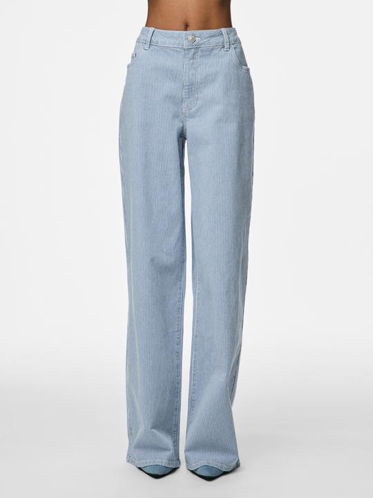 Produktbild Pieces PCBILLO MW GESTREIFTE Wide Fit Jeans (XS)