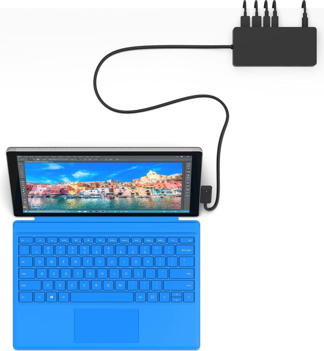 Actual product image Microsoft Surface Dock (Docking port (proprietary), 8 Ports)