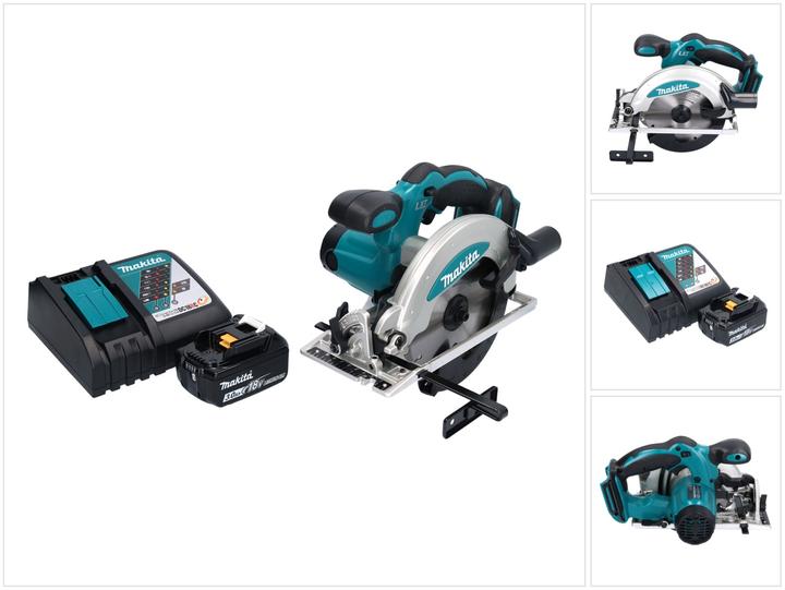 Actual product image Makita DSS 610 RF1 Battery hand-held circular saw 18 V 165 mm + 1x battery 3.0 Ah + charger