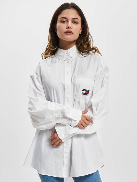 Actual product image Tommy Hilfiger Tommy Jeans Timeless Sherpa long sleeve shirt - 98561 (S)