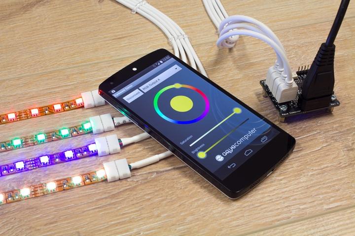 Actual product image Aqua Computer farbwerk USB, Bluetooth and aquabus variant