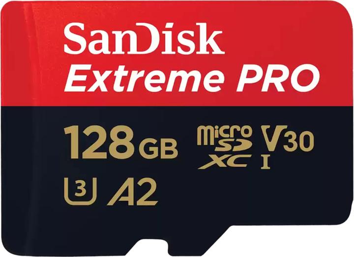 Produktbild SanDisk Extreme PRO UHS-I V30 (128 GB, microSDXC, U3, UHS-I)