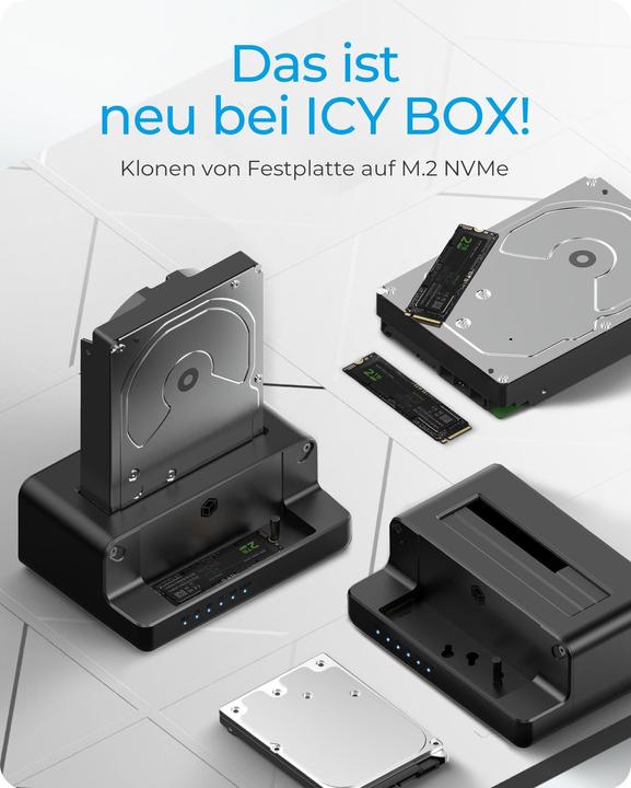 Actual product image Icy Box IB-2914MSCL-C31 (2.5", 3.5", M.2)