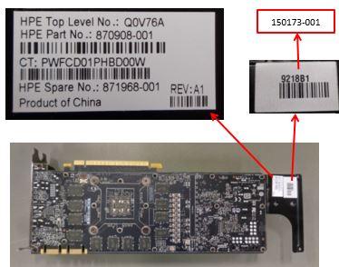 Actual product image HPE SPS-PCA NVIDIA QUADRO P6000