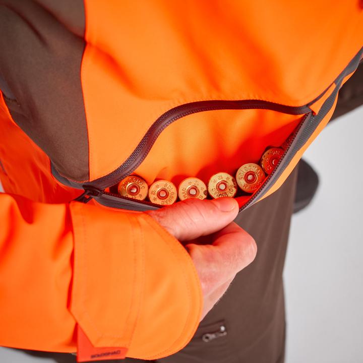 Image du produit Solognac Veste de chasse imperméable Renfort 900 orange (M)