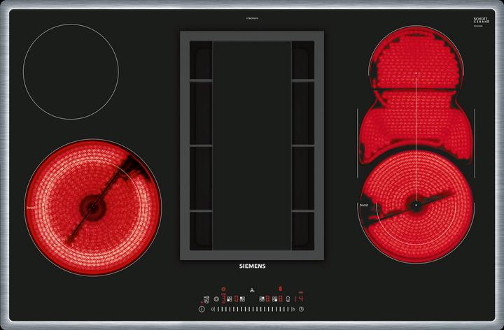 Image du produit Siemens ET845FM11E Table de cuisson avec hotte intégrée