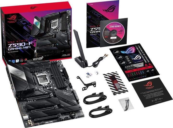 Actual product image ASUS ROG STRIX Z590-F GAMING WIFI (LGA 1200, Intel Z590, ATX)