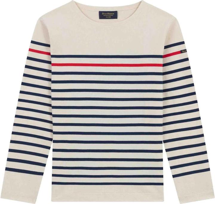 Produktbild Le Minor Pullover mit Rundhalsausschnitt und Streifen (S)