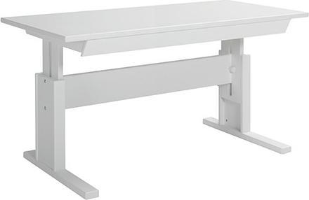Produktbild Lifetime Kidsrooms höhenverstellbarer Schreibtisch 140cm mit Schublade, Weiss lackiert (140 x 60 x 75 cm)