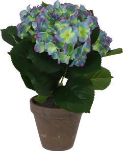 Actual product image Mica Artificial Flower Hydrangea Decorations H 40 cm purple (40 cm)