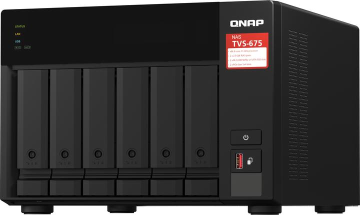 Actual product image QNAP TVS-675-8G (0 TB)