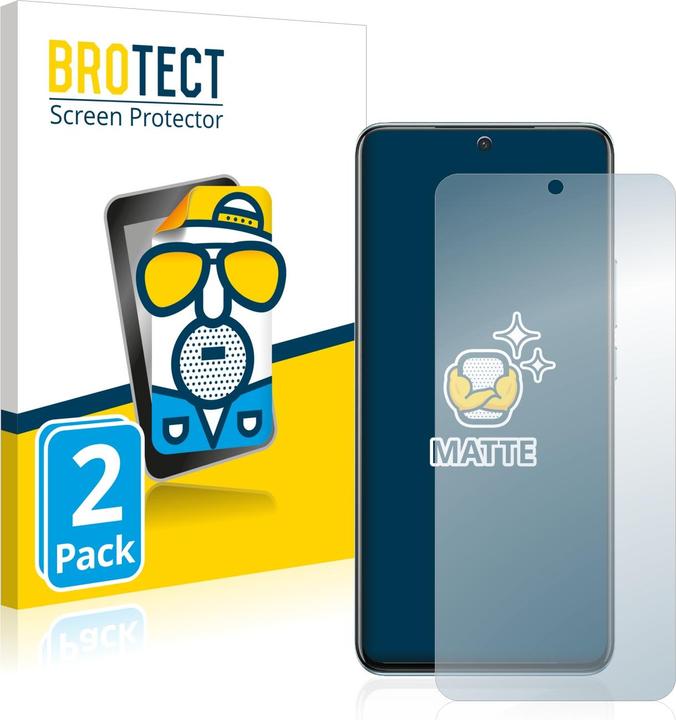 Actual product image BROTECT Anti-glare screen protector matt (2 Piece, Xiaomi Redmi K60E 5G)