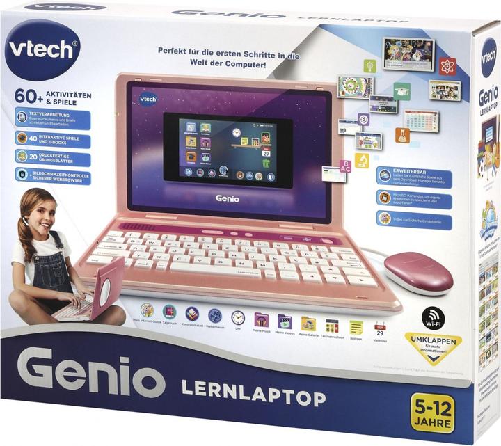 Image du produit VTech Laptop d'apprentissage Genio rose (Allemand)