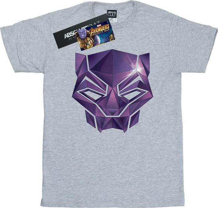 Immagine prodotto Avengers Infinity War Black Panther Geometric Maglietta Ragazze (128)