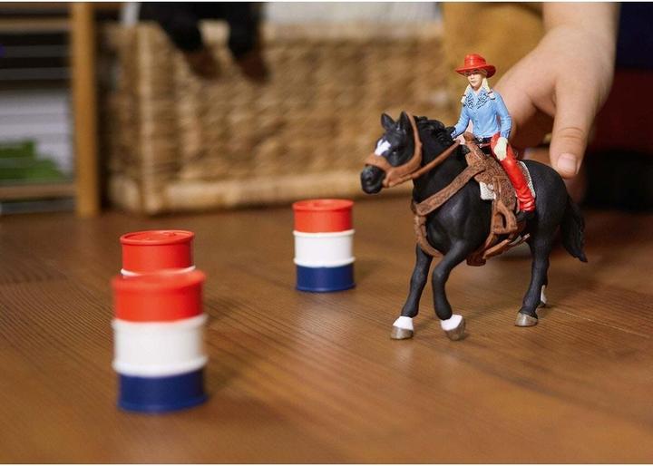 Immagine prodotto Schleich Barrel Racing con Cowgirl