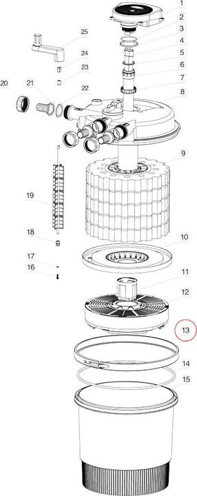 Immagine prodotto SunSun Ricambio: Morsetto esterno del filtro a pressione CPF-20000/30000/50000
