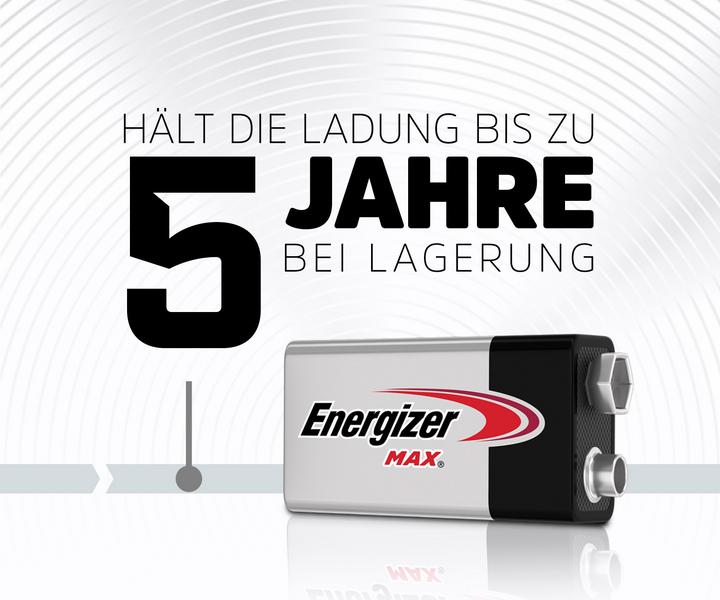 Immagine prodotto Energizer Max Alcalina (1 pz., 9V Block)