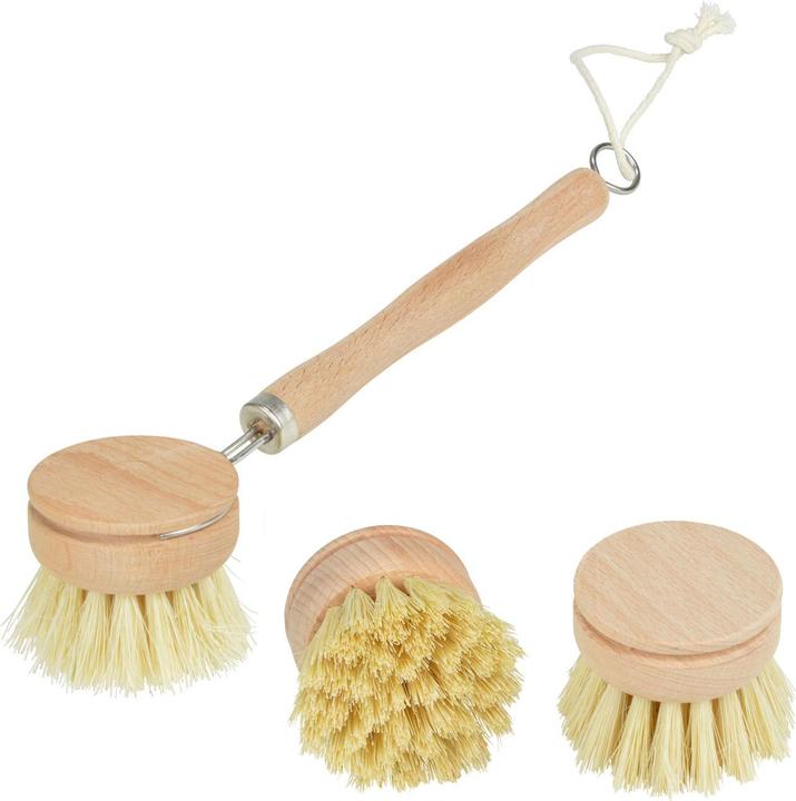 Actual product image Natura Punto Dish brush with replacement heads (1 pcs.)