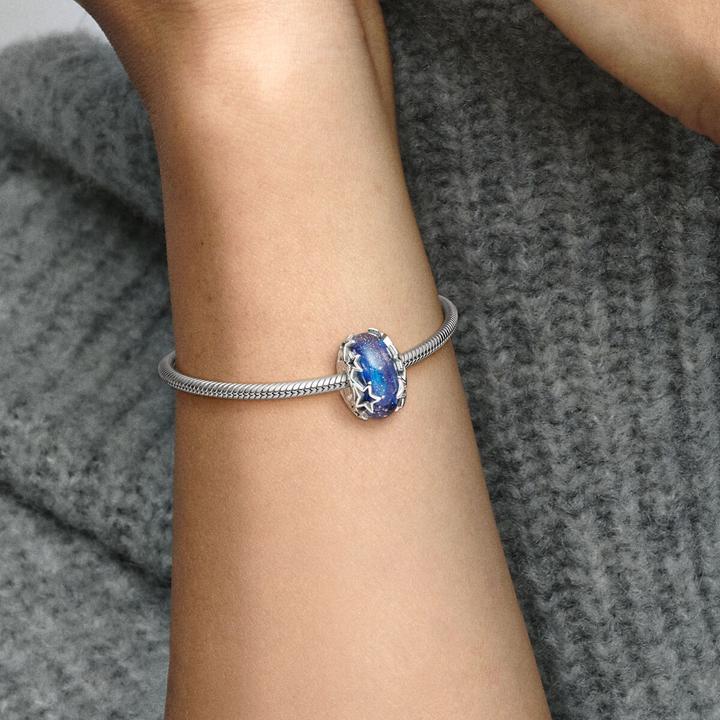 Immagine prodotto Pandora Charms/Beads di Murano con galassia blu e stelle (Argento 925)
