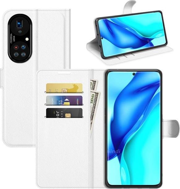 Actual product image MU Classic Litchi Leather Bookcover Series (Huawei P50 Pro)