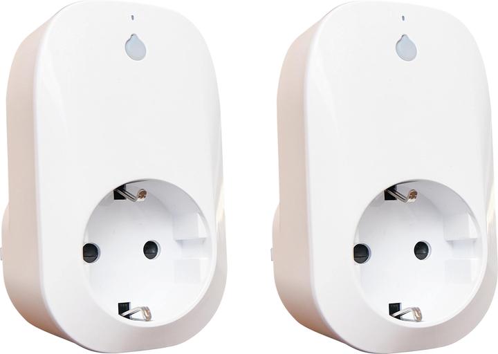 Shelly WLAN socket outlet Plug, 16 A, measuring function, white, 2 pieces