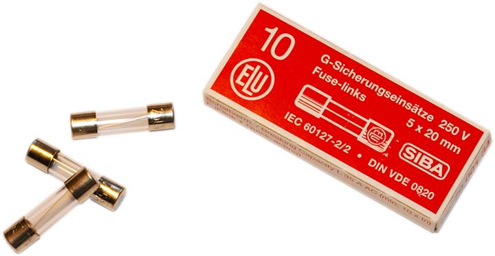 Actual product image Siba 6.3x32mm M 10A 250V 632.227 Miniature fuse medium time-lag (Micro fuse, 10 A, Funds received)