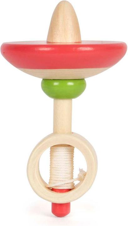 Image du produit small foot Présentoir Toupie en bois avec ficelle