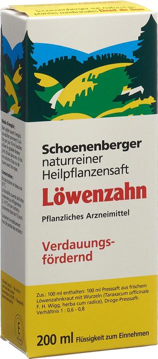 Image du produit Schönenberger Jus de plantes médicinales de pissenlit