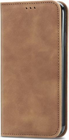 Produktbild Cover-Discount Huawei P smart 2021 - Vintage Stand Flip Case Hülle braun (Huawei P Smart (2021))