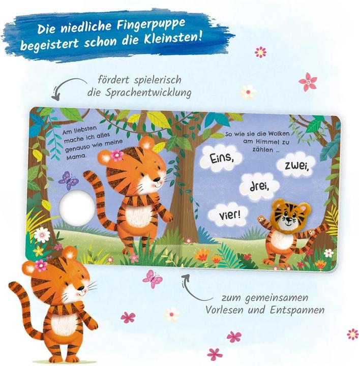 Actual product image Finger puppet book Mum and me (German)