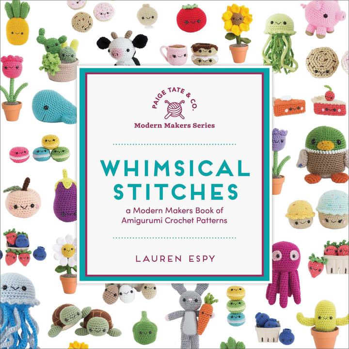 Actual product image Whimsical Stitches: A Modern Makers Book of Amigurumi Crochet Patterns (English, Lauren Espy, Paige Tate & Co., 2018)