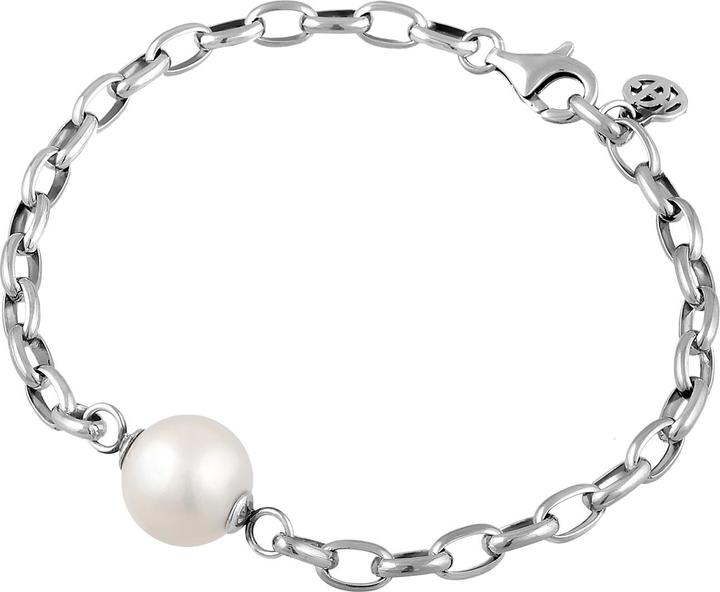 Immagine prodotto Haze & Glory Armband Gliderarmband - Chunky Perle 925 Silber (21 cm, Nessuna pietra, Argento 925, Perle coltivate d'acqua dolce)