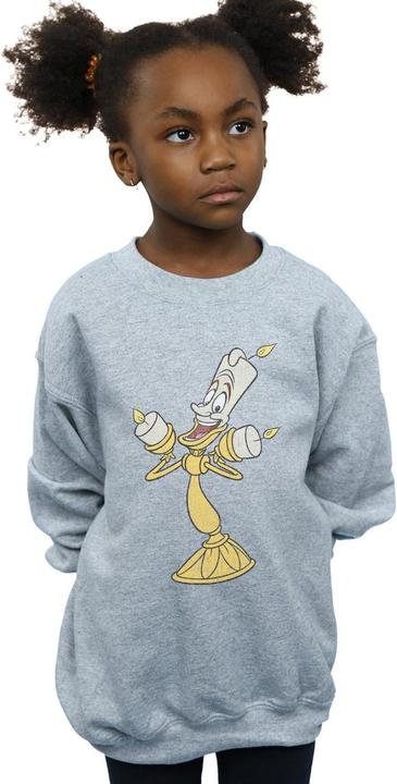 Produktbild Disney Beauty And The Beast Lumiere Distressed Sweatshirt Mädchen (152, 158)