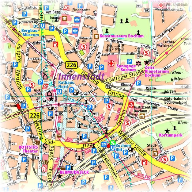 Image du produit Plan de ville PublicPress Bochum