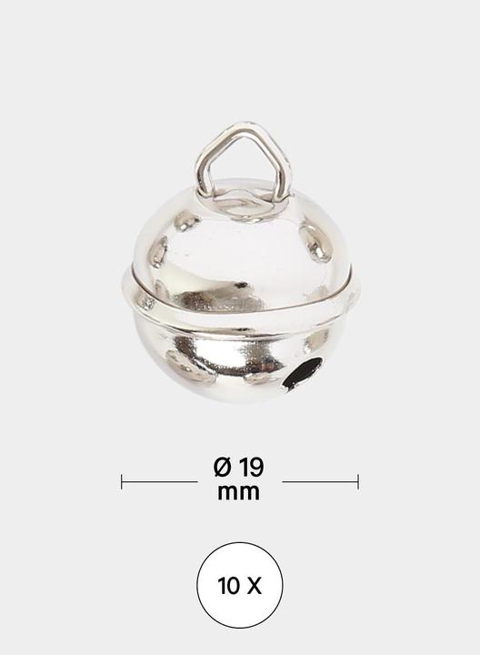 Image du produit I Am Creative Clochettes métal argent