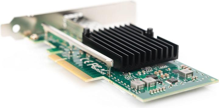Actual product image Digitus SFP 1 Port 10G PC/Express Card Intel JL82599EN Chipset Optical and Copper Module (PCI Express 3.0 x8)