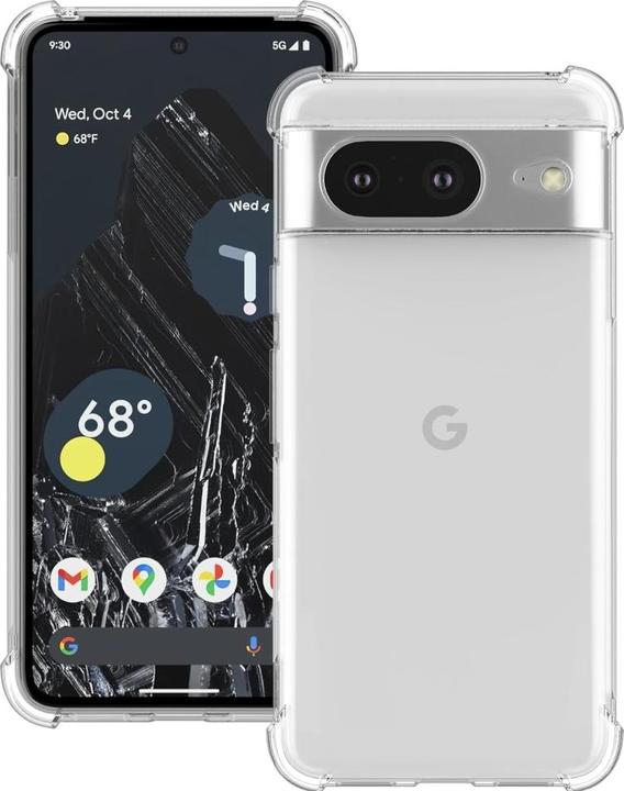 Actual product image Screenguard Google Pixel 8 Case Crystal Soft Airbag Bumper (Google Pixel 8)