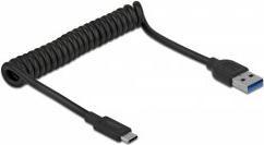 Actual product image Delock USB 3.1 Gen 2 coiled cable (1.20 m, USB 3.1)