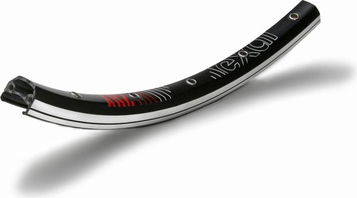 Ryde EXAL XR2 rim (13-622) 700C, double eyelets, black (28")