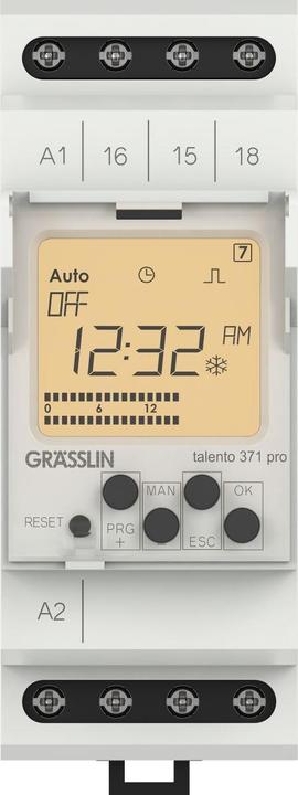 Actual product image Elbro DRA timer digital talento 371 pro 230V 16A Gangres.3 years 1 channel
