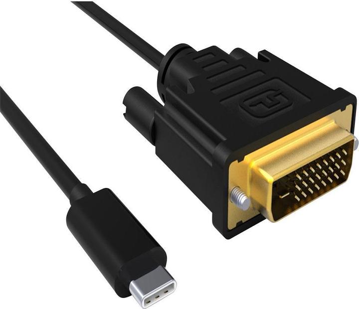 Immagine prodotto Cavo di conversione da USB tipo C a DVI maschio 4K/30Hz, 2 metri USB3.1 CM -DVI 4K/30HZ 2M (2 m, DVI)