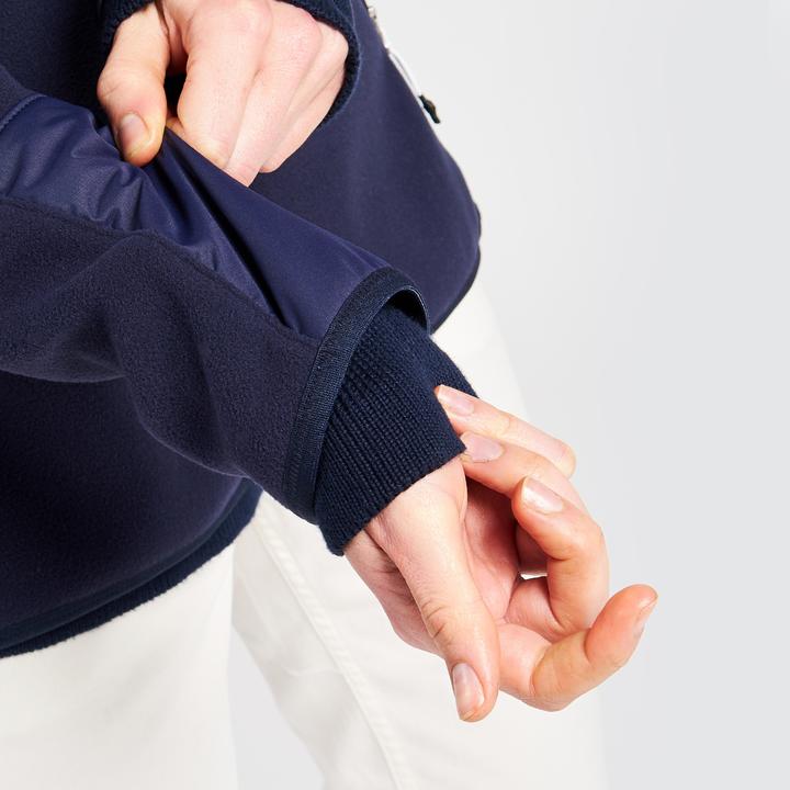 Image du produit Tribord Veste polaire voile femme chaude 500 bleu (S)