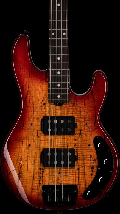 Immagine prodotto Bassgitarre, StingRay RAY34HH Spalted Maple, Blood Orange Burst (Chitarra elettrica)