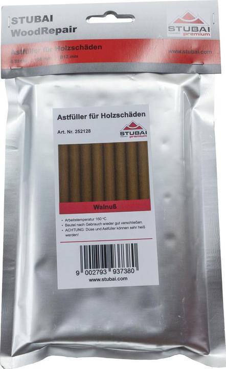 Stubai WoodRepair Kompakt-Beutel, Walnuss, 8 Sticks