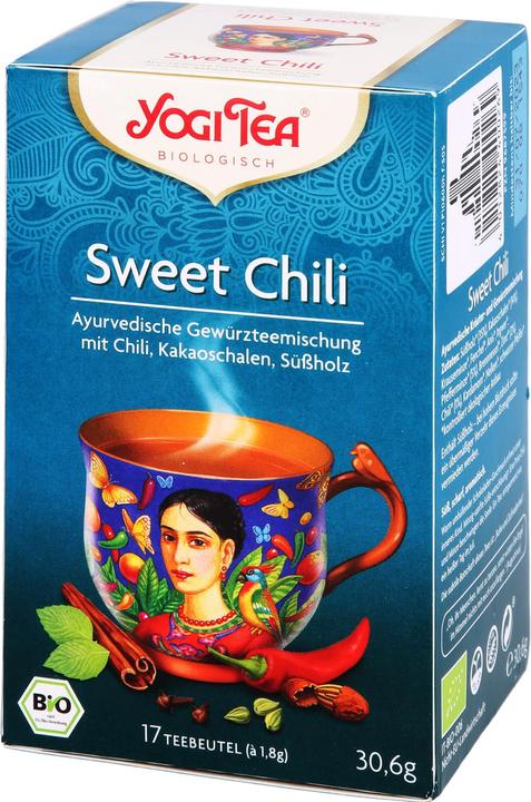 Actual product image Yogi Tea Sweet Chili ayurvedic spice tea blend, 17 filter bags (30.60 g)