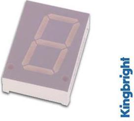 Velleman 20mm Single-Digit Display Common Anode Yellow (Display)