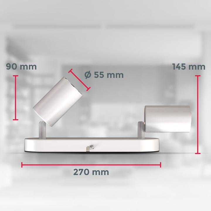 Immagine prodotto B.K.Licht Faretti, Spot e Faretti a montaggio superficiale (GU10)
