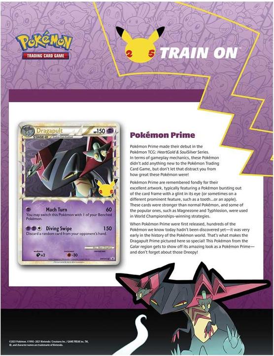 Image du produit Pokémon Dragapult Prime - Celebrations (Anglais, Coffret & Collection)