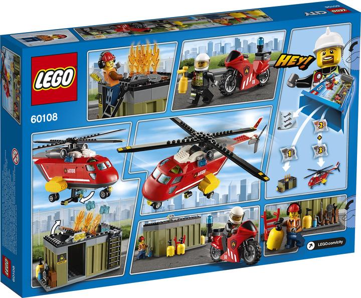 Actual product image LEGO Fire brigade fire-fighting unit (60108, LEGO City)